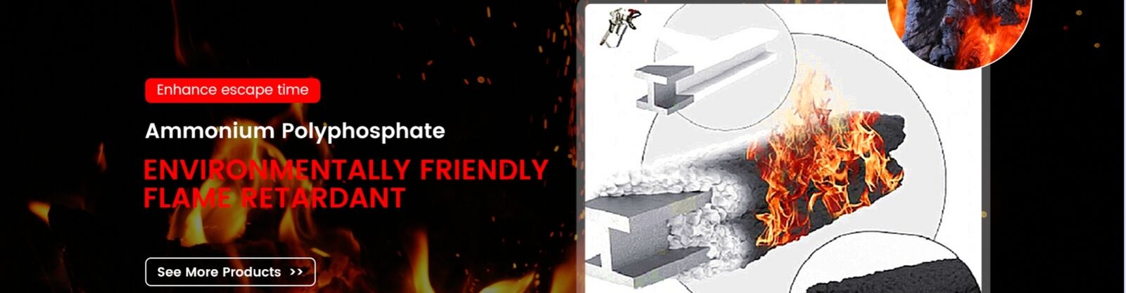 ποιότητας Φλόγα πολυφωσφορικού άλατος αμμωνίου - καθυστερών Εργοστάσιο